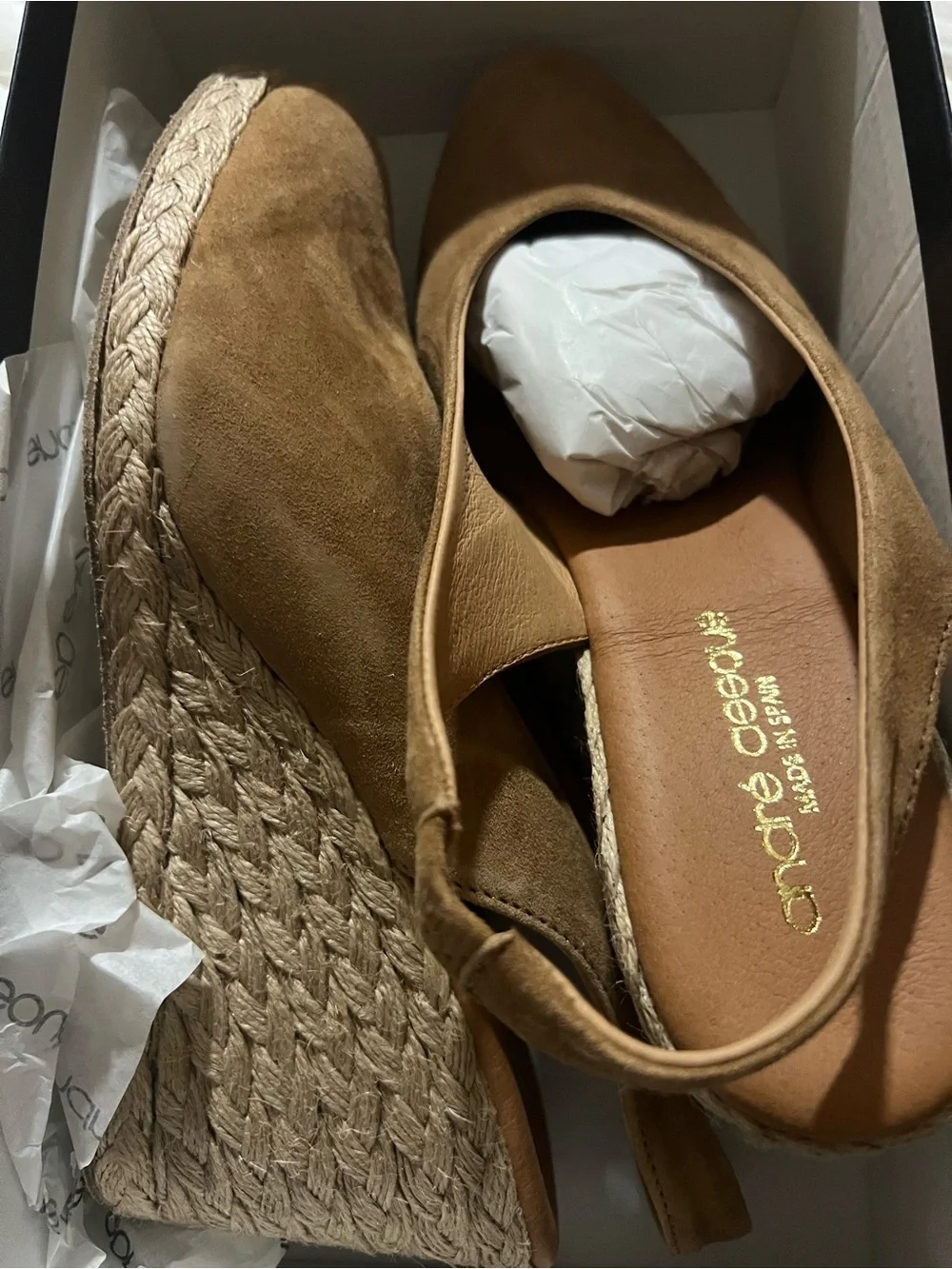 ANDRE ASSOUS SUEDE SHOES